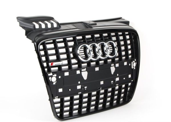 NEW GENUINE AUDI A4 B7 2005-2008 FRONT BUMPER S LINE MAIN CENTER GRILLE 8E0853651MVMZ - Image 9