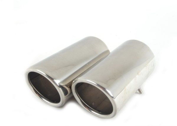 NEW GENUINE VW CC 09-16 TIGUAN 12-16 EXHAUST TAIL PIPES TIPS CHROME 3C8071910