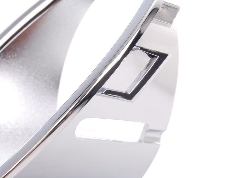 MINI NEW GENUINE R55 R56 R57 FRONT BUMPER CHROME O/S RIGHT FOG LIGHT GRILL  51112753662 - Image 4