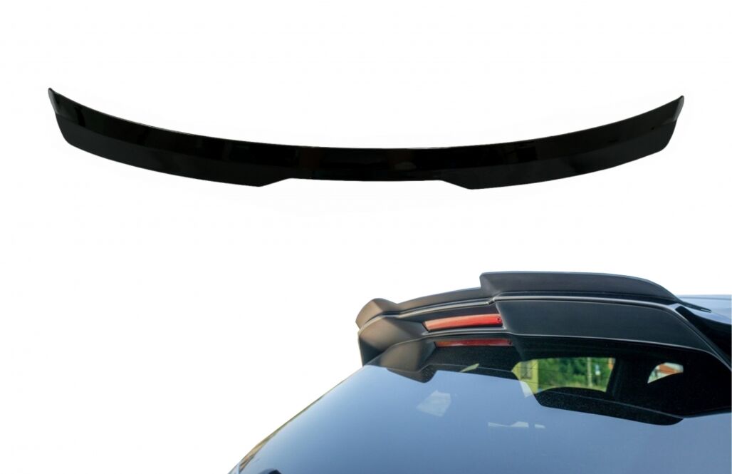Add On Roof Spoiler Wing Extension suitable for VW Polo 6R 6C (2009-2017) Piano Black - Image 7