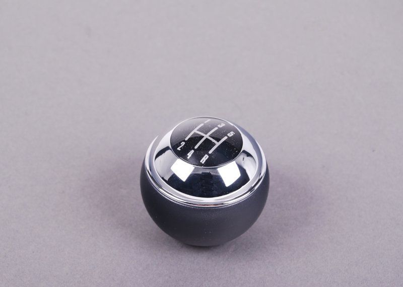 NEW GENUINE MINI R50 R52 MANUAL GEAR 5 SPEED SHIFT KNOB PLASTIC CHROME 25117542278