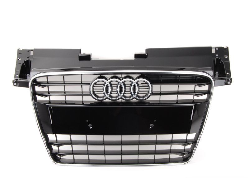NEW GENUINE AUDI TT 11-14 FRONT BUMPER CENTER GLOSSY BLACK GRILLE 8J0853651HT94