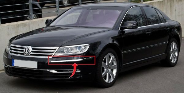 NEW GENUINE VOLKSWAGEN VW PHATEON FRONT PROTECTIVE STRIP LEFT N/S 3D0807717G2ZZ - Image 2