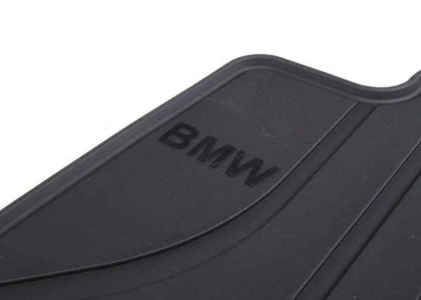 BMW NEW GENUINE 3 SERIES E90 E91 E92 E93 FRONT RUBBER ALLWEATHER FLOOR MATS LHD 51472311024 - Image 5