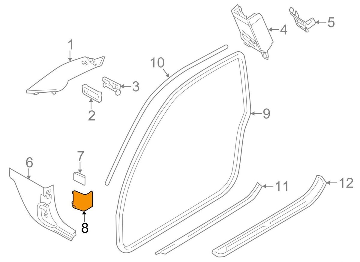 BMW NEW GENUINE 3 SERIES E90 E91 E92 E93 DIAGNOSTIC PLUG COVER OBD BLACK LHD 51437147538 - Image 2