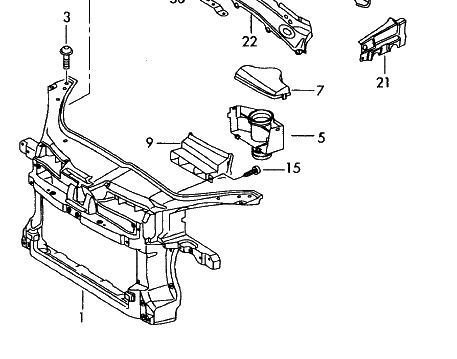 NEW GENUINE VW SCIROCCO 09-16 TOURAN 11-16 DIESEL AIR INTAKE INLET DUCT 1K0805971C9B9 - Image 2