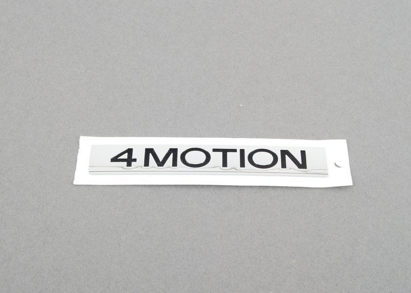 NEW GENUINE VW GOLF PASSAT 4MOTION CHROME BLACK BADGE EMBLEM TRUNK 3C0853675DFXC - Image 4