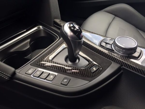 BMW NEW GENUINE M3 M4 F80 F82 M PERFORMANCE CARBON ALCANTARA GEARSHIFT TRIM LHD 51162358358 - Image 2