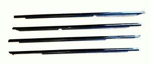 NEW GENUINE MERCEDES BENZ C CLASS W204 FRONT REAR WINDOWS OUTSIDE SEALING RAILS