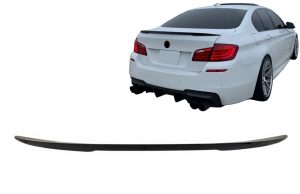 Trunk Spoiler suitable for BMW 5 Series F10 (2010-2017) M Design Piano Black