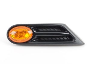 MINI NEW OEM R55 R56 R57 LCI R58 R59 SIDE MARKER SIGNAL AND GRILLE YELLOW RIGHT 63137260202