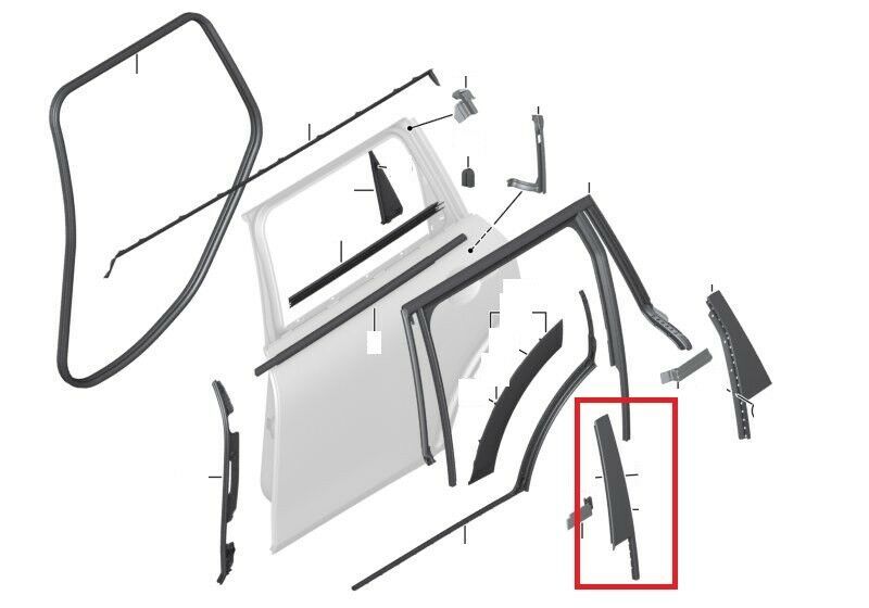 MINI NEW GENUINE CLUBMAN F54 DOOR COVER B COLUMN REAR LEFT N/S 51357344193 - Image 2