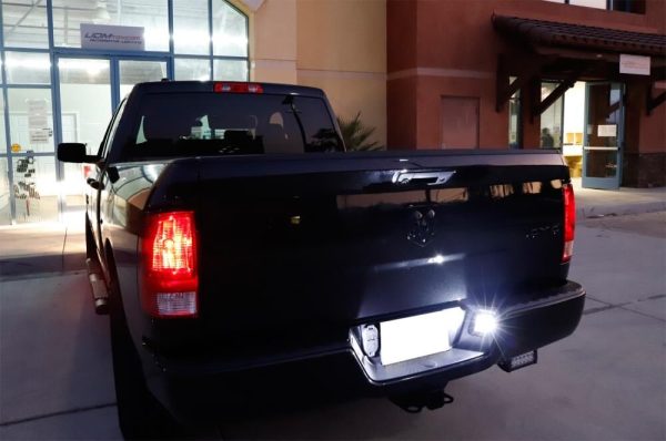 LED LICENCE PLATE LIGHTS FOR DODGE RAM 03-18 SMOKE - Image 3