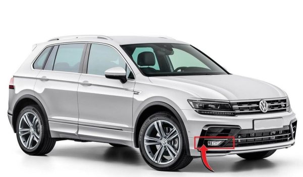 NEW GENUINE VOLKSWAGEN VW TIGUAN R-LINE FRONT BUMPER LOWER GRILL RIGHT O/S 5NA853666E041 - Image 4