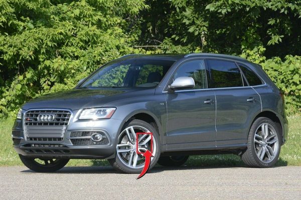 NEW GENUINE AUDI SQ5 FRONT RETAINER SPRING COVER CALIPER NAME PLATE 8R0698618 - Image 2