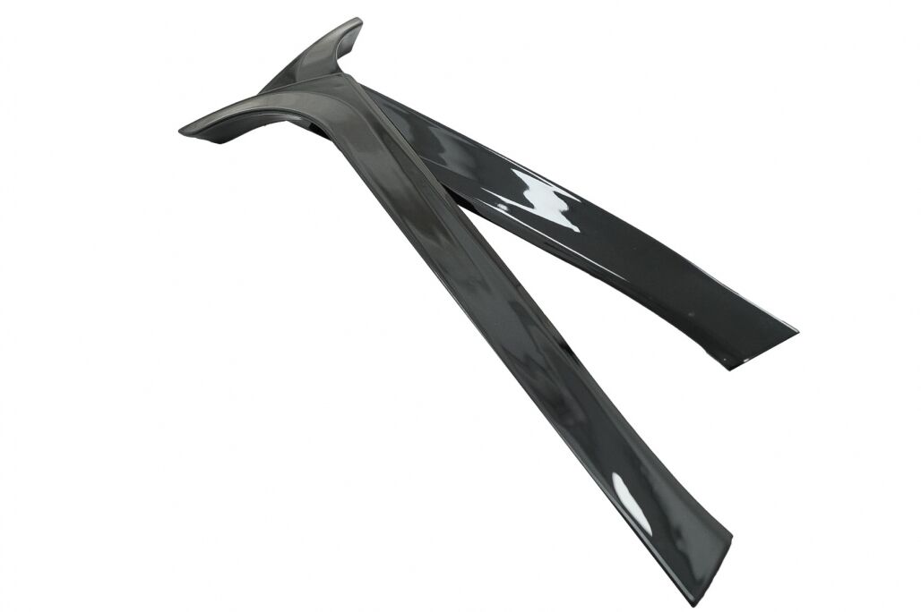 Trunk Rear Window Fin Spoiler suitable for VW Polo AW MK6 (2018-up) Piano Black - Image 4