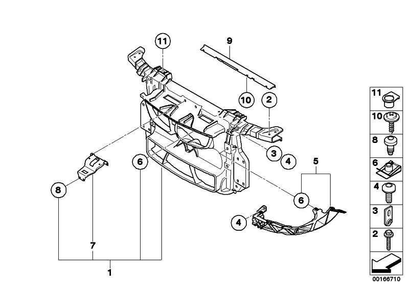 BMW NEW GENUINE E81 E87 E82 1 SERIES N/S LEFT HEADLIGHT BRACKET ARM 51117148761 - Image 2