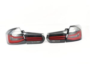 NEW OEM BMW 3 F30 FACELIFT LIMITED LED M PERFORMANCE BLACK LINE EURO TAIL LIGHTS 63212450105