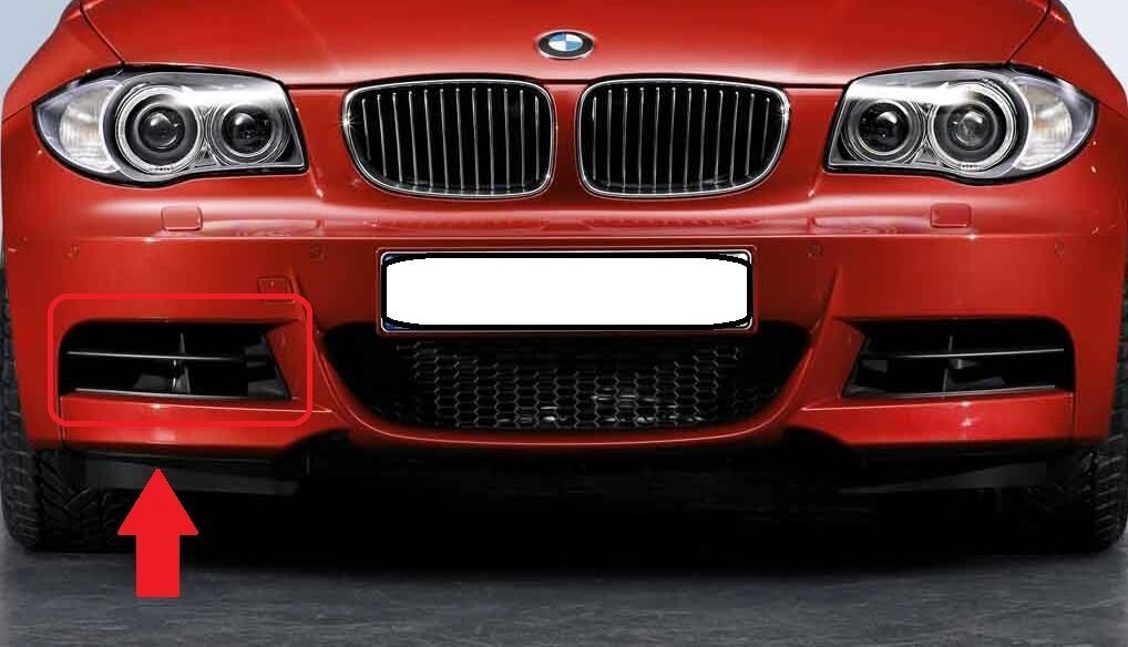 BMW NEW GENUINE 1 SERIES E82 E88 M SPORT FRONT BUMPER RIGHT O/S GRILLE 51118045922 - Image 5