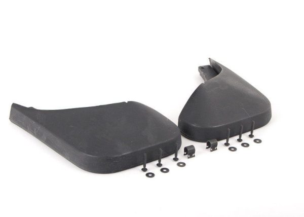 NEW GENUINE AUDI A8 04-10 REAR MUD FLAPS SPLASH GUARD PAIR 4E0075101