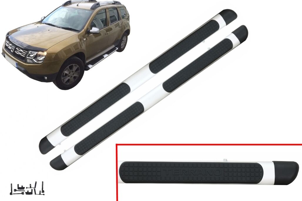 Running Boards Side Steps suitable for Dacia Renault Duster (2009-2017) Nissan Terrano D10 (2014-2018) - Image 12