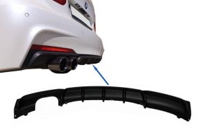 Rear Bumper Spoiler Valance Diffuser suitable for BMW 3 Series F30 F31 (2011-up) M-Performance Design Left Outlet