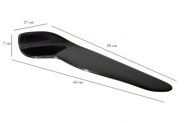 Universal Front Bumper Lip Spoiler Add On Extension Splitters Real Carbon - Image 14