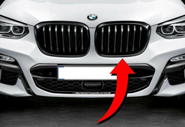 NEW GENUINE BMW X3 G01 X4 G02 FRONT GLOSS BLACK KIDNEY GRILLE LEFT N/S 51138469959 - Image 2