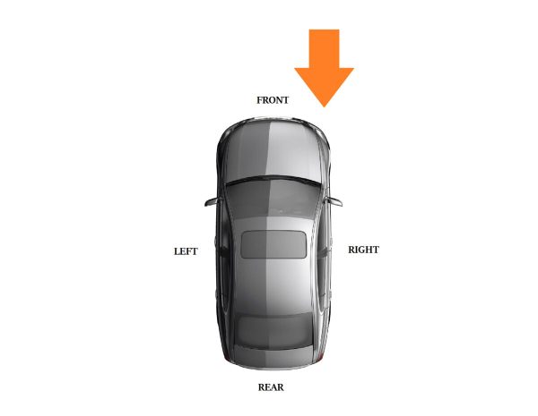 NEW GENUINE MERCEDES MB R W251 05-10 FRONT BUMPER PARKING COVER TRIM RIGHT O/S A25188510239999 - Image 2