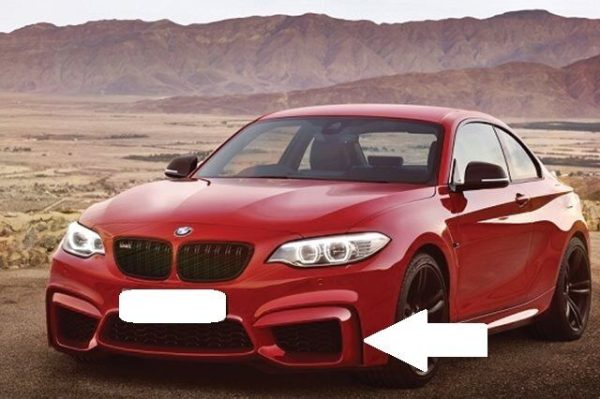 NEW BMW GENUINE F22 F23 2 SERIES M2 FRONT BUMPER GRILL TRIM LEFT N/S 51118056797 - Image 2