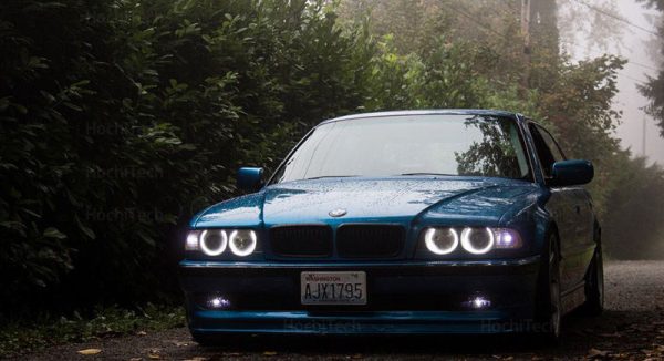 LED SMD Angel eyes. white color For BMW E38