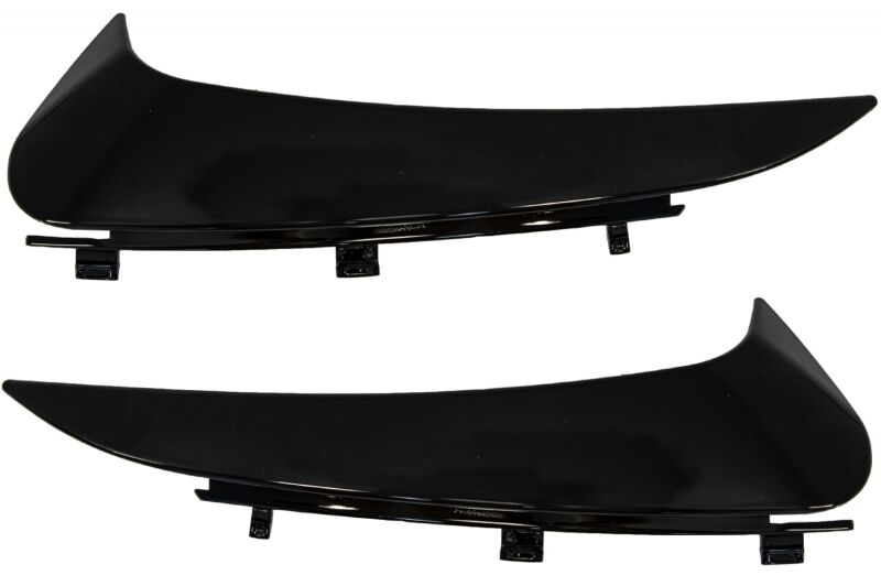 Trunk Boot Spoiler with Rear Bumper Flaps Side Fins Flics suitable for Mercedes C-Class Coupe C205 (2014-2019) Piano Black - Image 11