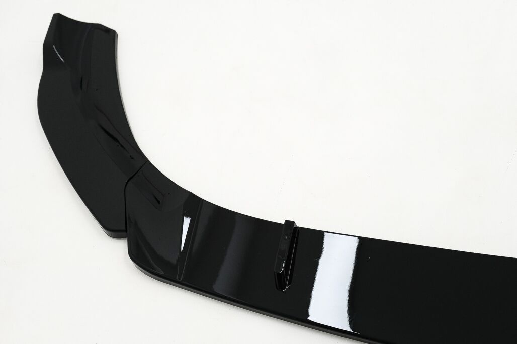 Front Bumper Spoiler Lip suitable for Mercedes A-Class W177 V177 Sport-Line / A35 (2018-Up) Piano Black - Image 7