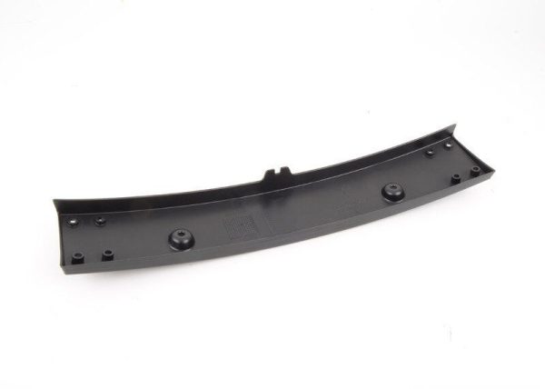 NEW GENUINE PORSCHE 997 TURBO 07-10 FRONT BUMPER BLACK NUMBER PLATE HOLDER 9977011050101C - Image 3
