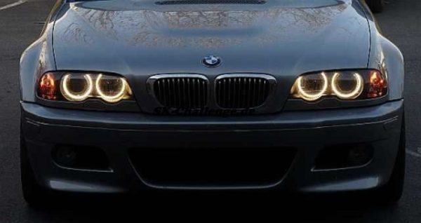 CCFL Angel eyes. Yellow color For BMW E46 Coupe/ Cabrio 1999-2003