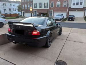 LTW GT Black Gloss Low Kick Rear trunk Spoiler wing for BMW E46 Coupe/ Cabrio + M3