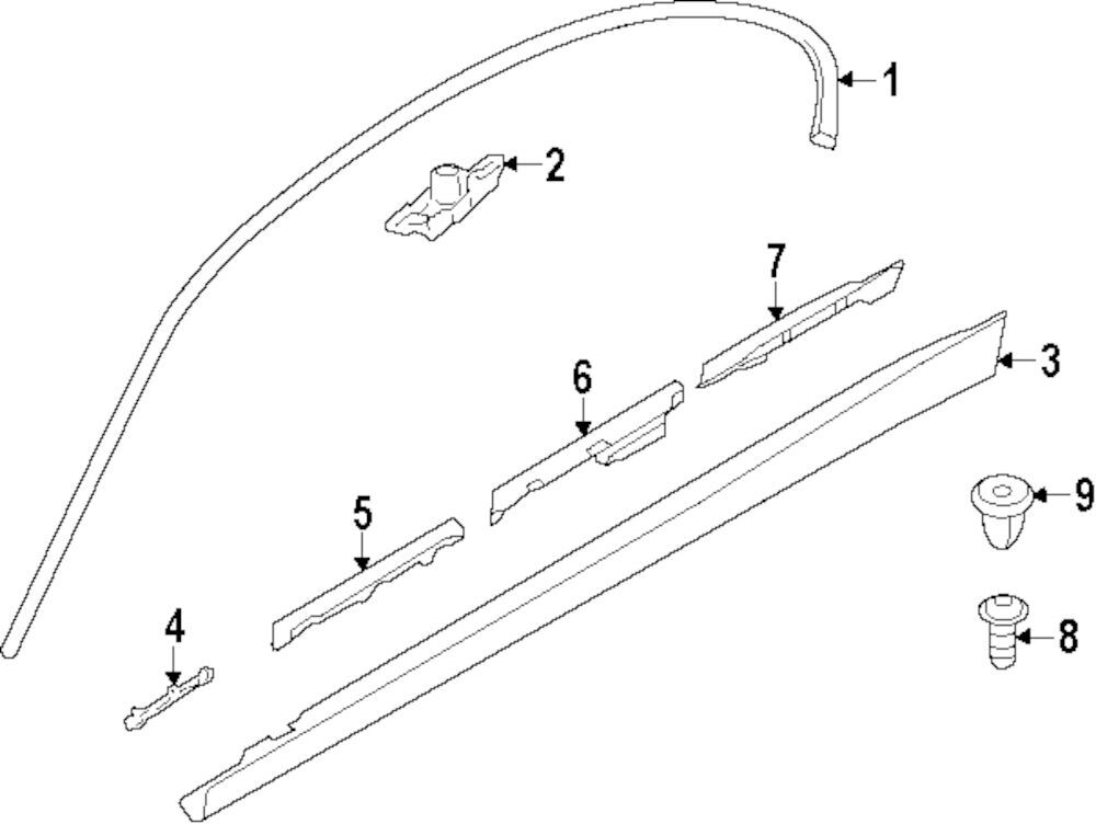 BMW NEW GENUINE F30 F31 3 SERIES 2012-2016 SUPPORTING LEDGE LEFT SIDE 51777240873 - Image 2