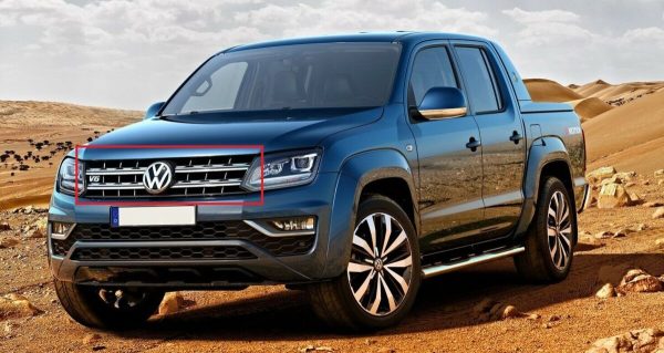 NEW GENUINE VOLKSWAGEN VW AMAROK FRONT RADIATOR GRILLE WITH MOLDING 2H7853651FOD - Image 2