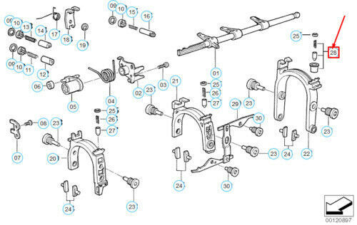 NEW GENUINE BMW 3 5 7 X5 Z3 SERIES MANUAL TRANSMISSION DETENT PINS SET 23117525048 - Image 2