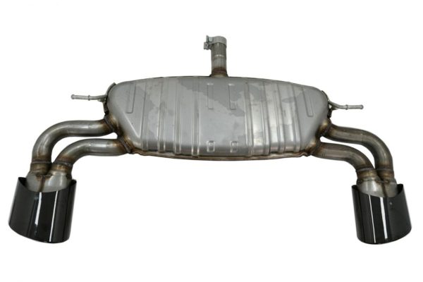 Complete Exhaust System suitable for Audi A3 8V Hatchback / Sportback / Coupe (2012-2019) RS3 Design Piano Black Tips - Image 2