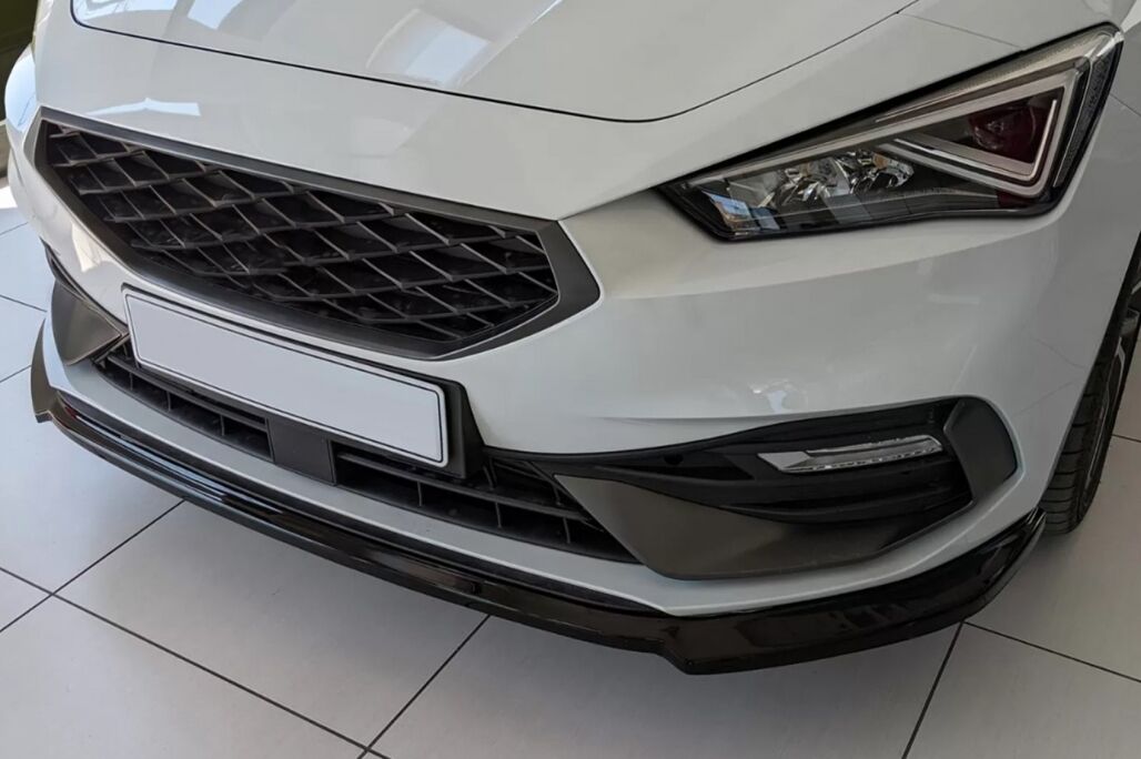 Front Bumper Spoiler Lip suitable for Seat Leon MK4 FR (2020-up) Piano Black - Image 7