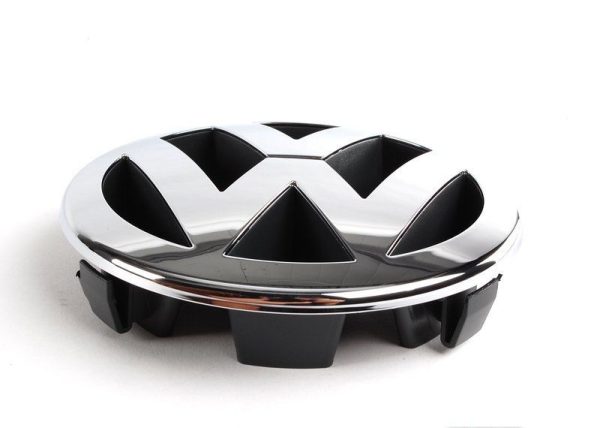 NEW GENUINE VW GOLF PLUS PHAETON PASSAT TOURAN TOUAREG CENTER GRILL LOGO BADGE 3C0853601CFDY - Image 3