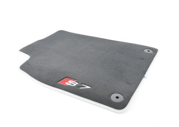 NEW GENUINE AUDI S7 13-16 FRONT & REAR PREMIUM BLACK TEXTILE FLOOR MATS LHD 4G8061270AMNO - Image 3