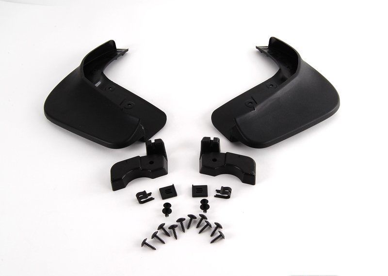 NEW GENUINE VW TOUAREG 11-16 FRONT MUD FLAPS SPLASH GUARD PAIR 7P0075111