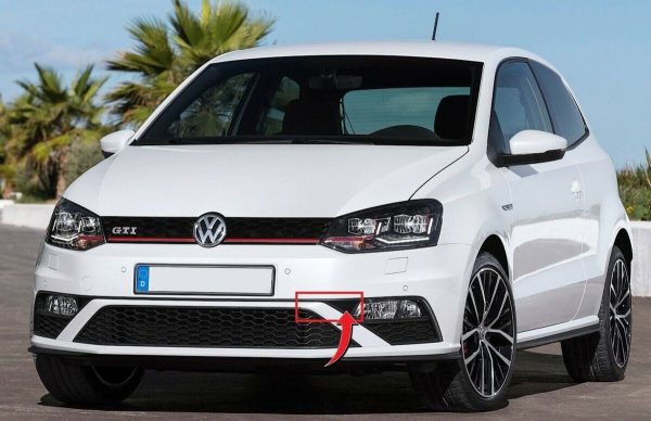 NEW GENUINE VOLKSWAGEN VW POLO GTI FRONT BUMPER LOWER CORNER TRIM LEFT N/S 6C0941777B - Image 2