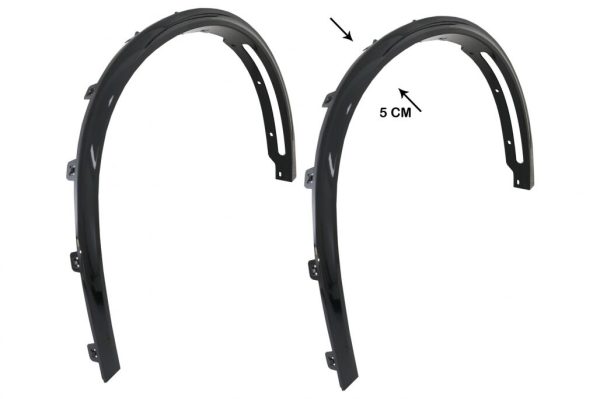 Wheel Arches Fender Flares Piano Black with 32 pieces Plastic Auto Clips suitable for BMW X5 F15 (2014-2018) M Design - Image 8