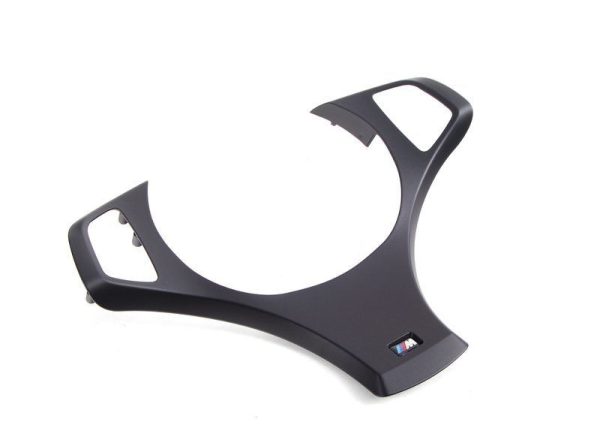BMW NEW GENUINE X3 SERIES E83 M SPORT STEERING WHEEL TRIM COVER BLACK 32303455491