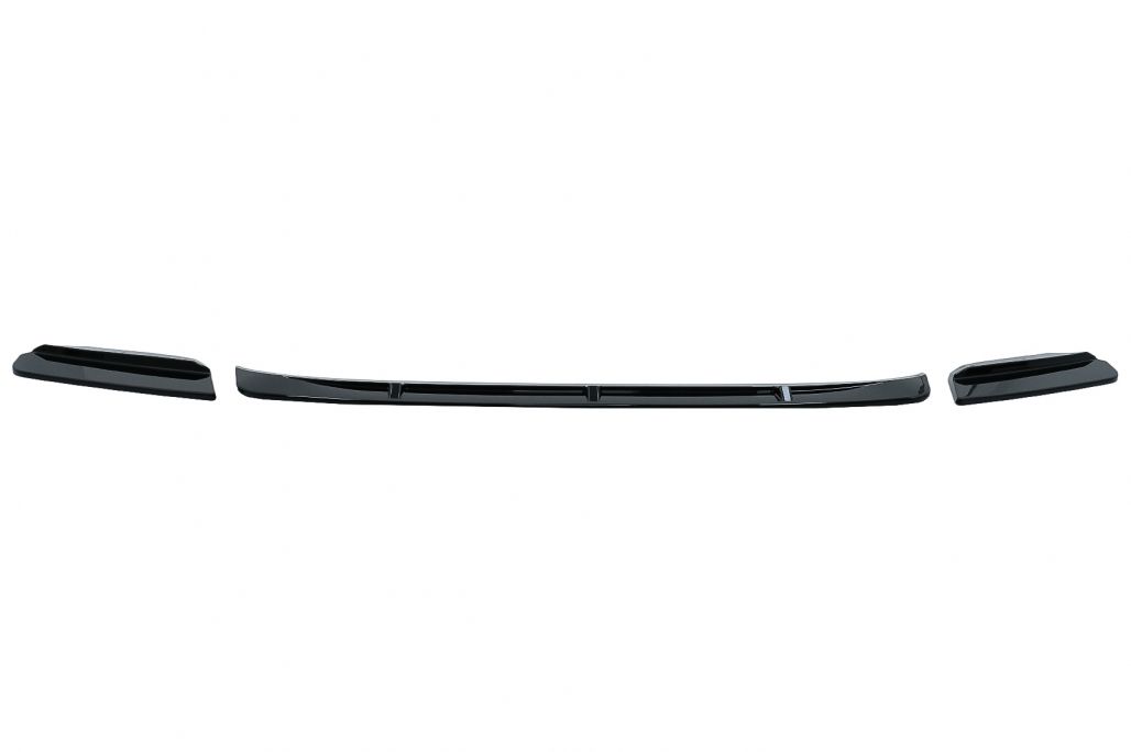 Front Bumper Spoiler Lip suitable for BMW X3 G01 X4 G02 (2018-Up) M Sport Piano Black - Image 2
