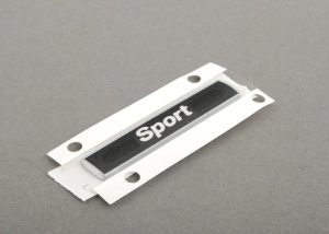 BMW NEW GENUINE F20 F30 F31 F22 F23 F34 F33 F32 F36 SPORT BADGE FENDER EMBLEM  51147327750