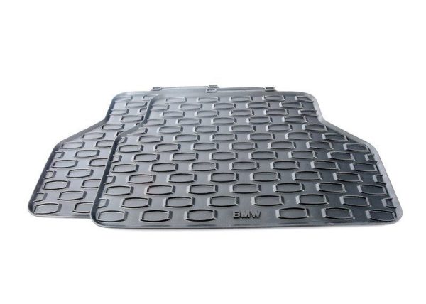 NEW GENUINE BMW 5 SERIES E60 E61 REAR ALL WEATHER RUBBER FLOOR MATS 51472409274 - Image 4